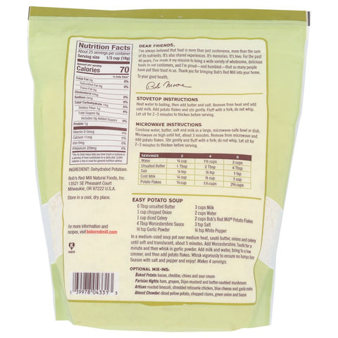 Bob's Red Mill Potato Flakes Instant Mashed Potatoes - 16 oz