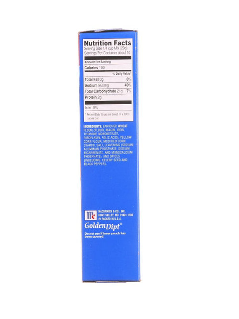 McCormick Golden Dipt Fish'n Chip Seafood Batter Mix - 10 oz