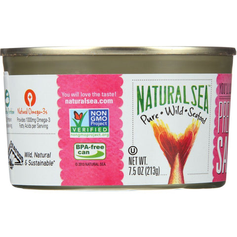 Natural Sea Wild Alaska Premium Pink Salmon Unsalted, 7.5 oz