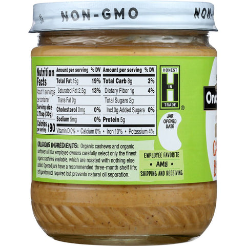 Once Again Cashew Butter Organic Creamy - 12 oz