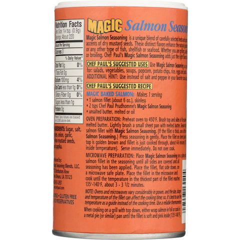 Chef Paul Prudhomme's Magic Salmon Seasoning - 7 Oz