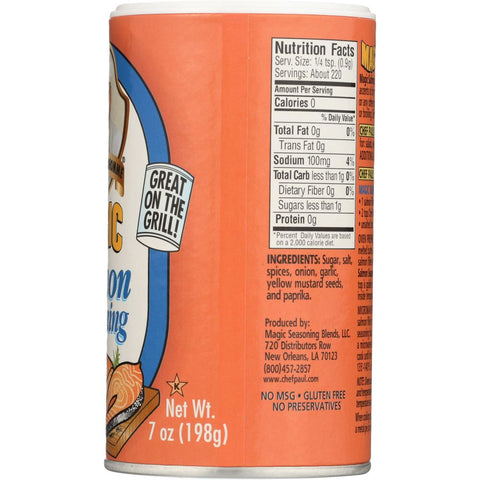 Chef Paul Prudhomme's Magic Salmon Seasoning - 7 Oz