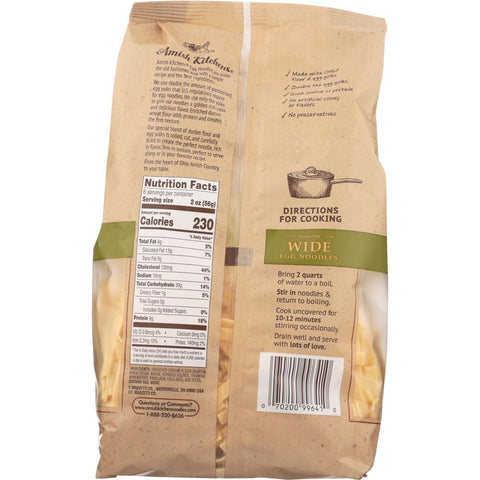 Amish Kitchens Homestyle Wide Egg Noodles - 12 oz