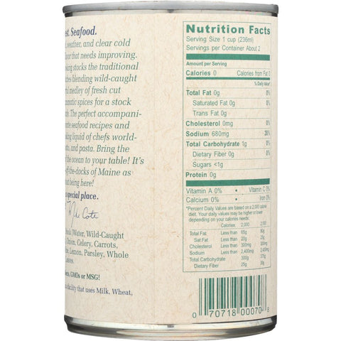 Bar Harbor Fish Stock - 15 oz