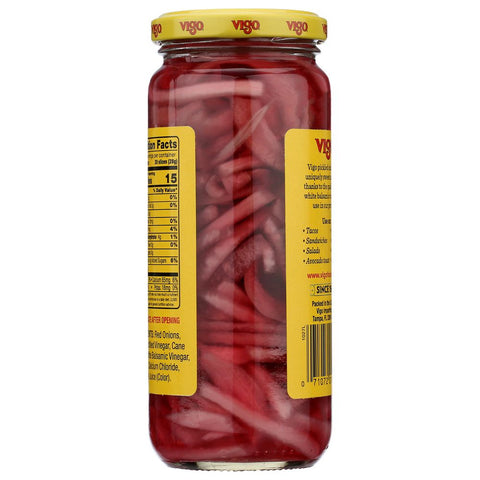 Vigo Marinated Pickled Onions Red Sweet & Tangy - 12 oz