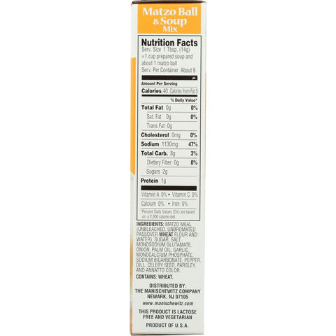 Manischewitz Matzo Ball & Soup Mix - 4.5 oz