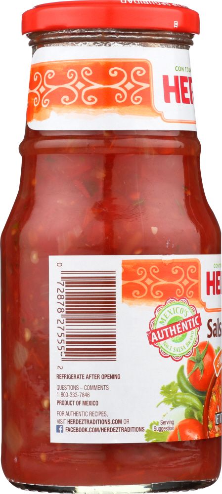 Herdez Salsa Casera Medium -16 oz.