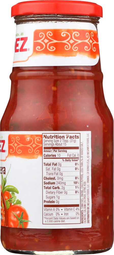 Herdez Salsa Casera Medium -16 oz.