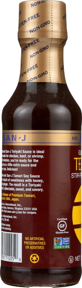SAN-J Teriyaki Stir-Fry & Marinade - 10 oz.