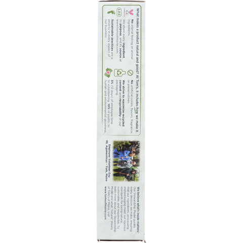 Toms Of Maine Fluoride Free Antiplaque & Whitening Toothpaste Peppermint - 5.5 Oz