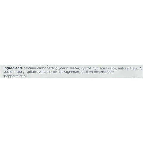 Toms Of Maine Fluoride Free Antiplaque & Whitening Toothpaste Peppermint - 5.5 Oz