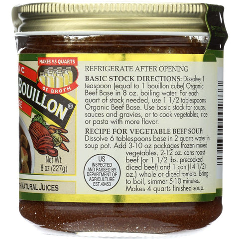 Better Than Bouillon Organic Beef Base - 8 oz