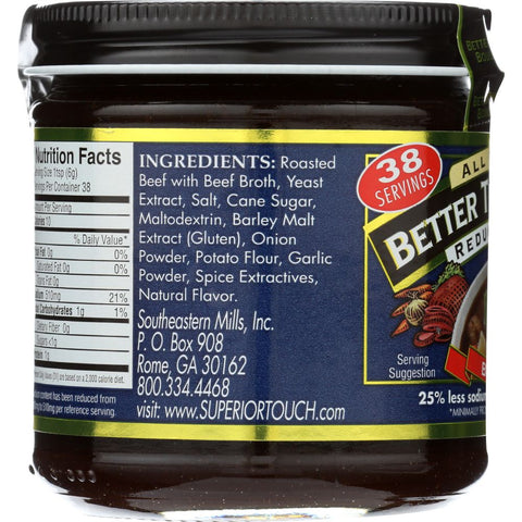 Better Than Bouillon Beef Base Reduce Sodium - 8 oz