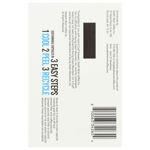 Deathwish Coffee Blue And Buried Blueberry And Vanilla Cups - 10 ct