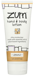 Zum Hand And Body Lotion Almond - 6 fl oz | zum lotion | zum hand and body lotion | zum body lotion | zumbody | zum hand lotion | zum hand cream | Zum | Pantryway