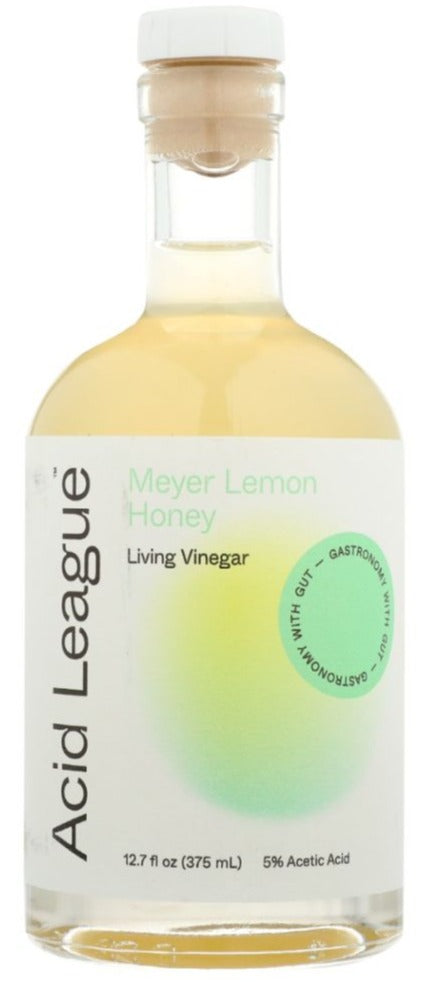 Acid League Vinegar Meyer Lemon Honey Living Vinegar - 12.7 fl oz | acid league meyer lemon honey vinegar | acid league | Pantryway