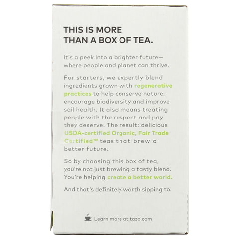 Tazo Organic Zen Regenerative Green Tea - 16 Bg