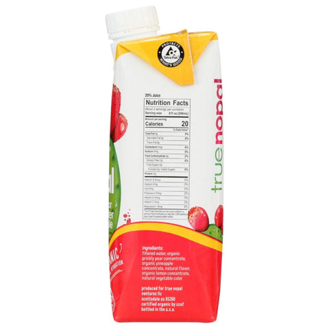 True Nopal Prickly Pear Cactus Water Pineapple - 16.90 fl oz