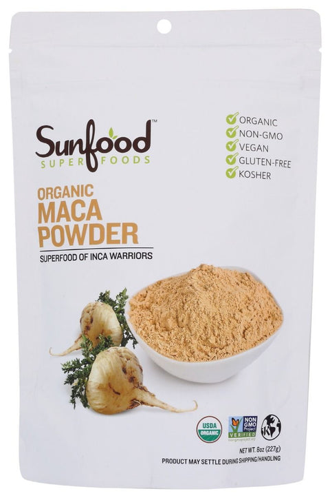 SunFood SuperFood Organic Maca Powder - 8 oz
