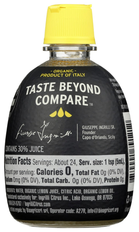 Ingrilli Organic Lemon Squeeze - 4 oz.