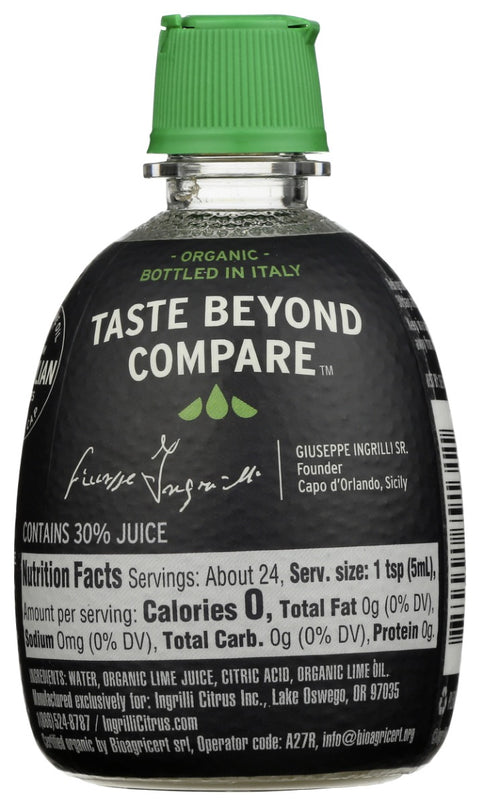 Ingrilli Organic Lime Squeeze - 4 oz.