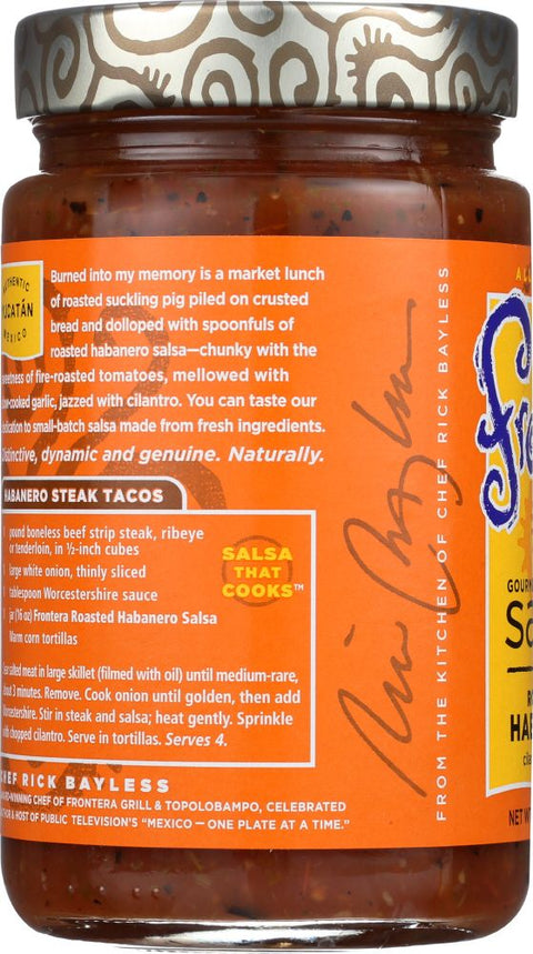 Frontera Roasted Habanero Salsa Hot - 16 oz