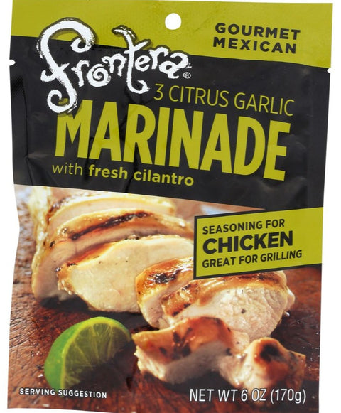 Frontera 3 Citrus Garlic Marinade with Fresh Cilantro - 6 oz | Pantryway