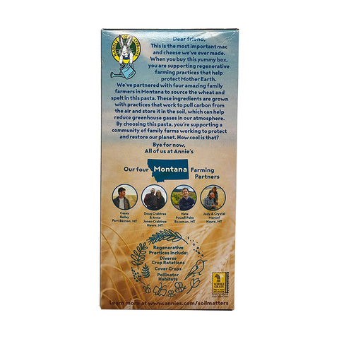 Annie's Homegrown Organic Whole Wheat Shells and White Cheddar - 6 Oz