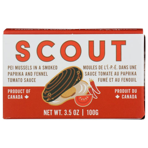 Scout Pei Mussels In A Smoked Paprika And Fennel Tomato Sauce - 3.5 oz | Pantryway