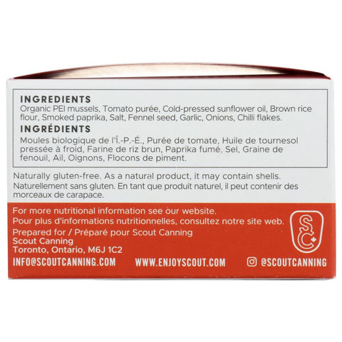 Scout Pei Mussels In A Smoked Paprika And Fennel Tomato Sauce - 3.5 oz