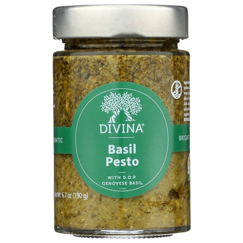 Divina Basil Pesto - 6.7 oz | Pantryway