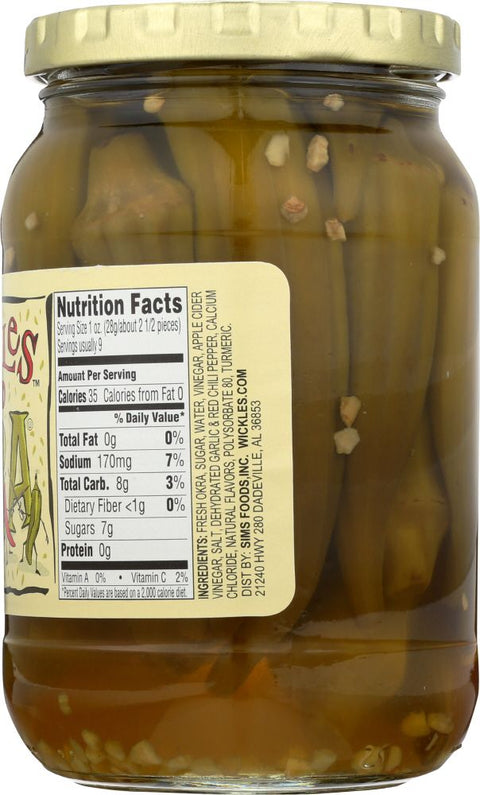 Wickles Wicked Okra - 16 oz