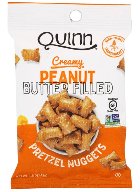 Quinn Peanut Butter Filled Pretzel Nuggets - 1.5 oz | Pantryway