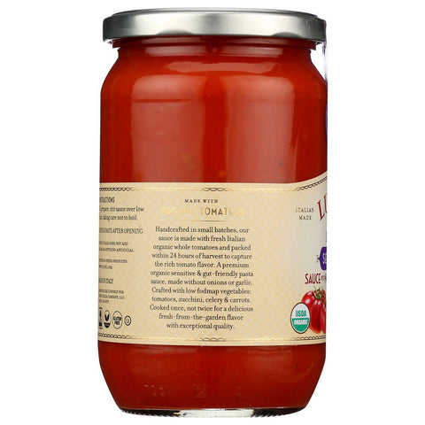 Lucini Italia Pasta Tomato Sauce Organic Sensitive - 24 oz