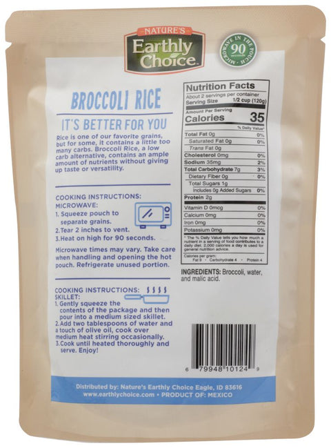 Natures Earthly Choice Broccoli Rice - 8.5 oz