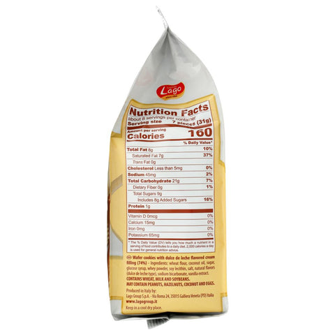 Gastone Lago Party Wafer Dulce De Leche - 8.82 oz