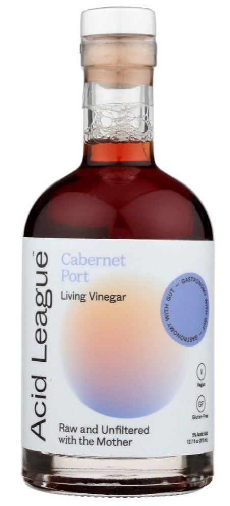 Acid League Vinegar Cabernet Port Living Vinegar - 12.7 fl oz | acid league vinegar | acid league | acid league living vinegar | Pantryway
