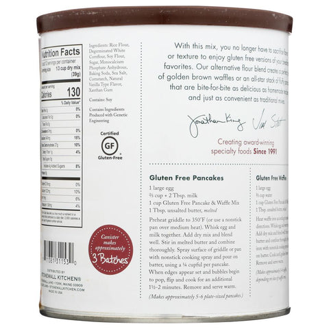Stonewall Kitchen Gluten Free Pancake and Waffle Mix - 16 oz