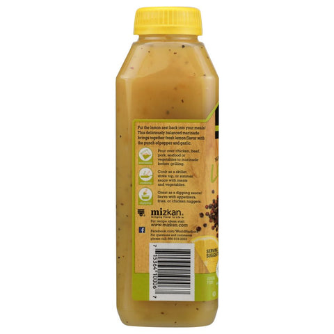 World Harbors Maines Own Lemon Pepper & Garlic Sauce & Marinade - 16 oz