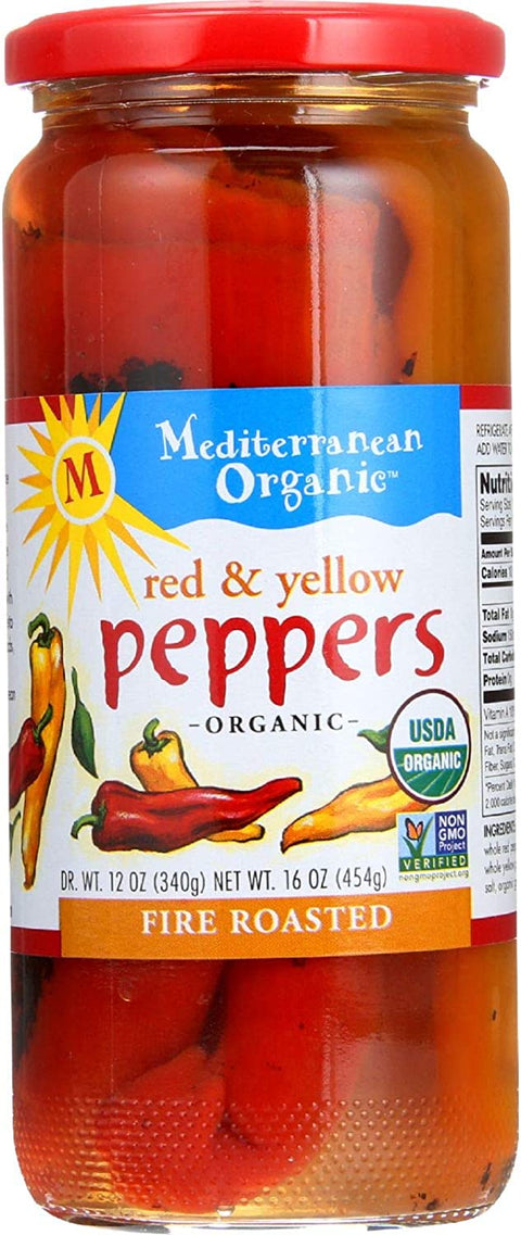 Mediterranean Organics Pepper Red Yellow - 16 oz | Pantryway