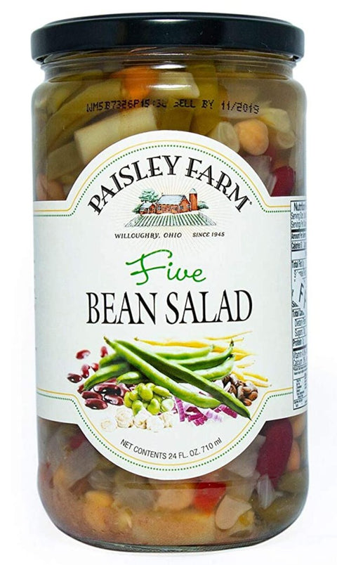 Paisley Farm Five Bean Salad - 24 oz | Pantryway