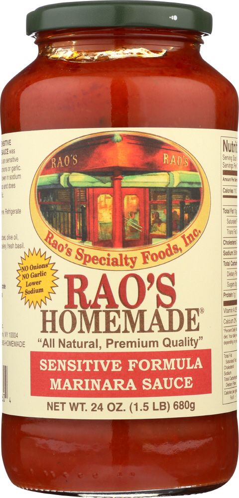 Rao's Homemade All Natural Sensitive Formula Marinara Sauce - 24 oz.