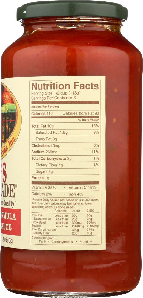 Rao's Homemade All Natural Sensitive Formula Marinara Sauce - 24 oz.