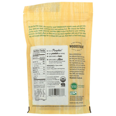 Woodstock Seeds Pumpkin Organic - 11 oz