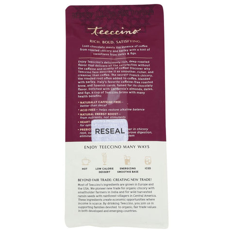 Teeccino Coffee Alternative Medium Roast Caffeine-Free Mocha - 11 oz