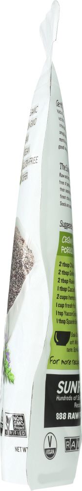 Sunfood Superfoods Raw Organic Chia Seeds - 1 lb