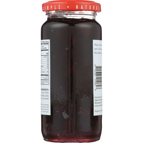 Just Spread Cherry Preserve 100% Fruit - 10 oz