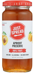 Just Spread Apricot Preserve 100% Fruit - 10 oz | Pantryway