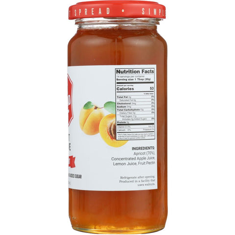 Just Spread Apricot Preserve 100% Fruit - 10 oz