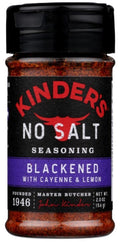 Kinder's No Salt Blackened With Cayenne & Lemon Seasoning - 2 oz | kinders no salt seasoning | kinders salt free seasoning | Pantryway
